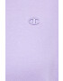 Champion bluza femei culoarea violet cu glugă neted - Pled.ro