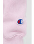 Champion bluza femei culoarea violet cu glugă neted - Pled.ro