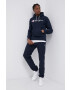 Champion Pantaloni 216540 bărbați culoarea albastru marin cu imprimeu 216540-KK001 - Pled.ro