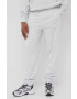 Champion pantaloni 217404 culoarea gri cu imprimeu - Pled.ro