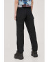 Champion pantaloni de bumbac 115340 femei culoarea negru neted - Pled.ro