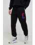 Champion pantaloni de trening culoarea negru cu imprimeu - Pled.ro