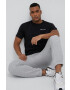 Champion pantaloni de trening culoarea gri cu imprimeu - Pled.ro