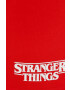 Champion pantaloni scurti Xstranger Things culoarea rosu cu imprimeu - Pled.ro