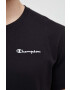 Champion tricou din bumbac culoarea negru neted - Pled.ro