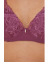 Chantelle sutien culoarea violet satin neted - Pled.ro