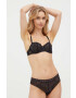 Chantelle sutien culoarea negru dantela neted - Pled.ro