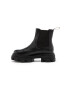 Charles Footwear ghete chelsea de piele femei culoarea negru cu platforma - Pled.ro