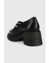 Charles Footwear pantofi de piele Kiara Mary Jane culoarea negru cu platforma Kiara.Mary.Jane.Loafer - Pled.ro