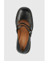 Charles Footwear pantofi de piele Kiara Mary Jane culoarea negru cu platforma Kiara.Mary.Jane.Loafer - Pled.ro