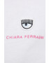 Chiara Ferragni tricou din bumbac Logo Classic Court culoarea alb - Pled.ro