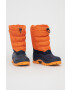 CMP cizme de iarna copii KIDS HANKI 2.0 SNOW BOOTS culoarea portocaliu - Pled.ro