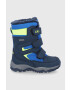 CMP cizme de iarna copii KIDS HEXIS SNOW BOOT WP culoarea albastru marin - Pled.ro