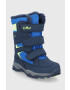 CMP cizme de iarna copii KIDS HEXIS SNOW BOOT WP culoarea albastru marin - Pled.ro