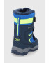 CMP cizme de iarna copii KIDS HEXIS SNOW BOOT WP culoarea albastru marin - Pled.ro