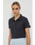 CMP tricou culoarea gri cu guler - Pled.ro