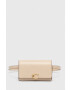 Coach borseta de piele Bandit Belt Bag culoarea bej - Pled.ro