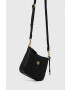 Coach poseta de piele Culoarea negru - Pled.ro