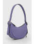 Coach poseta de piele culoarea violet - Pled.ro