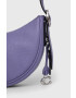 Coach poseta de piele culoarea violet - Pled.ro