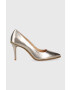 Coach stilettos de piele Cd439 Waverly Metallic Pump culoarea auriu - Pled.ro