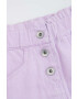 Coccodrillo fusta denim pentru copii culoarea violet mini drept - Pled.ro