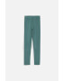 Coccodrillo leggins copii culoarea verde neted - Pled.ro