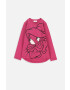 Coccodrillo longsleeve copii x Disney culoarea roz - Pled.ro