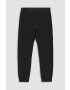 Coccodrillo pantaloni de trening din bumbac pentru copii culoarea negru neted - Pled.ro