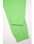 Coccodrillo pantaloni de trening din bumbac pentru copii culoarea verde neted - Pled.ro