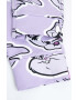 Coccodrillo pantaloni de trening din bumbac pentru copii x Looney Tunes culoarea violet modelator - Pled.ro