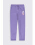 Coccodrillo pantaloni de trening pentru copii culoarea violet cu imprimeu - Pled.ro