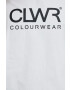 Colourwear tricou din bumbac culoarea alb cu imprimeu - Pled.ro