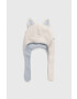 Columbia caciula copii Tiny Animal Beanie II culoarea bej - Pled.ro