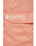 Columbia windbreaker Challenger culoarea portocaliu de tranzitie 1714291-White.Bl - Pled.ro