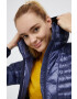 Columbia geacă W Labyrinth Loop Hooded Jacket femei culoarea bleumarin 1955323 - Pled.ro