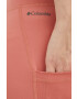 Columbia leggins sport Lodge Colorblock femei culoarea portocaliu cu imprimeu - Pled.ro