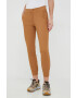 Columbia pantaloni de exterior Firwood Camp II femei culoarea maro drept medium waist - Pled.ro