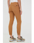 Columbia pantaloni de exterior Firwood Camp II femei culoarea maro drept medium waist - Pled.ro