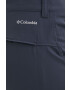 Columbia pantaloni de exterior Saturday Trail femei culoarea albastru marin drept high waist - Pled.ro