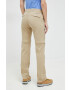 Columbia pantaloni de exterior Saturday Trail II culoarea bej drept medium waist - Pled.ro