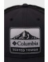 Columbia sapca culoarea negru cu imprimeu - Pled.ro