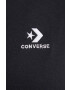 Converse bluză culoarea negru cu glugă neted 10024511.A01-BLACK - Pled.ro