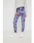 Converse pantaloni de trening unisex culoarea violet modelator - Pled.ro