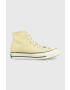 Converse teniși Chuck 70 Hi femei culoarea galben A00458C.LG.YEL-LGHT.YELL - Pled.ro