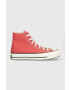 Converse teniși Chuck 70 HI culoarea rosu A05114C A05114C-BRICK - Pled.ro