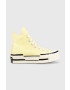 Converse tenisi Chuck 70 Plus culoarea galben - Pled.ro