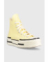 Converse tenisi Chuck 70 Plus culoarea galben - Pled.ro