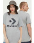 Converse tricou din bumbac culoarea gri cu imprimeu - Pled.ro