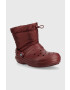 Crocs cizme de iarna Classic Lined Neo Puff Boot culoarea bordo - Pled.ro